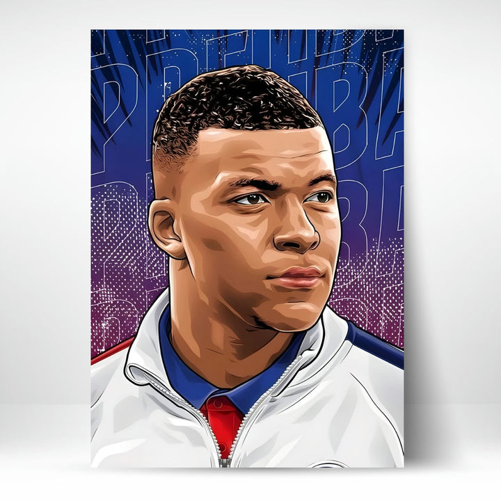 Metal Poster - Footballer Kylian Mbappe KM03