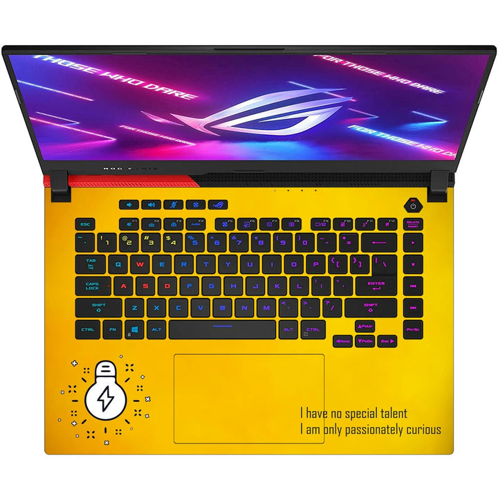 Asus Laptop Skin - Passionately Curious