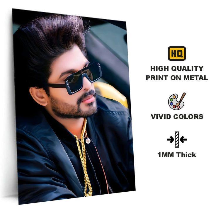 Metal Poster - Allu Arjun AA02