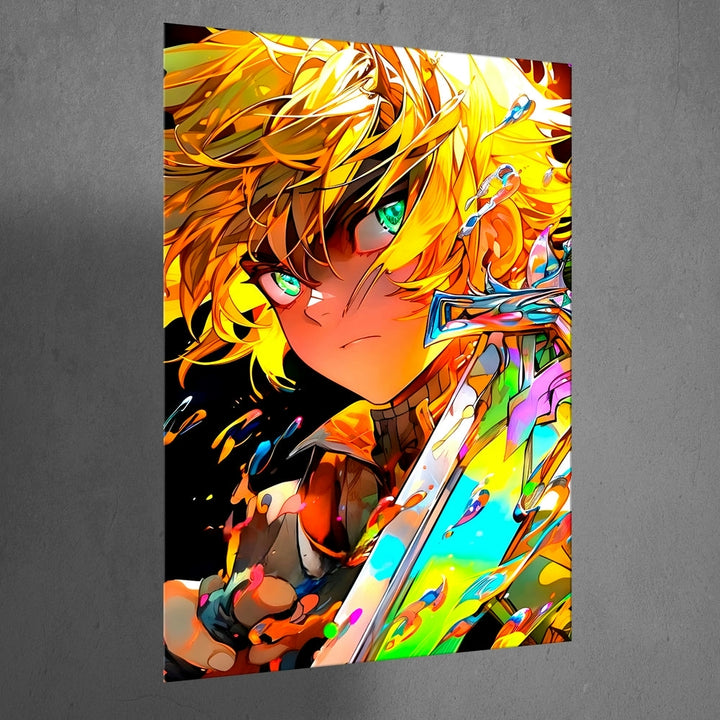 Metal Poster - Anime Demon Slayer DS03