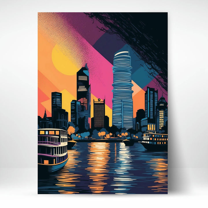 Metal Poster - City Art