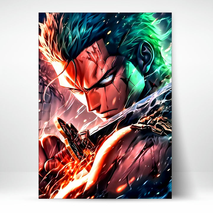 Metal Poster - One Piece Roronoa Zoro OP37