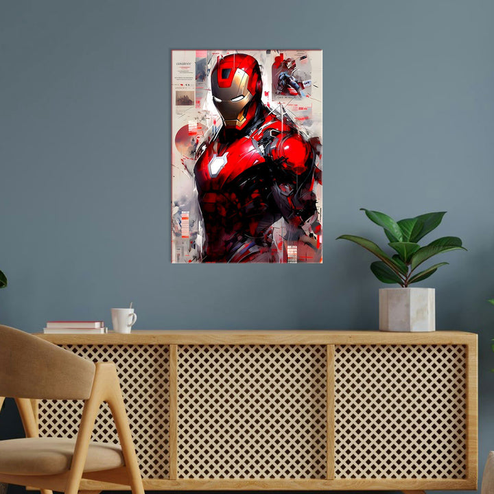 Metal Poster - Superhero Iron Man IM03