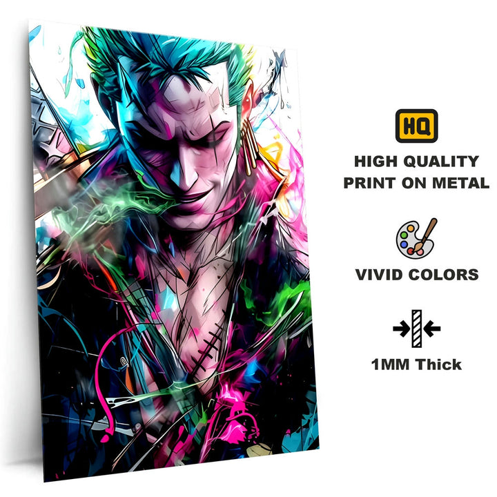 Metal Poster - One Piece Roronoa Zoro OP35