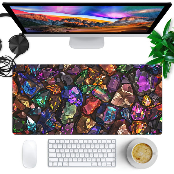 Anti-Slip Desk Mat Gaming Mouse Pad - Colorful Pebbles CP08