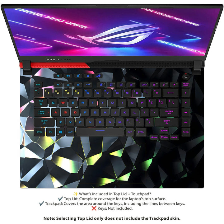 Asus Laptop Skin - Crystalized Mist