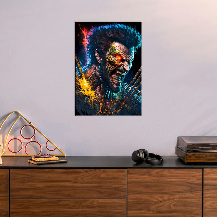 Metal Poster - Superhero Wolverine WOL01