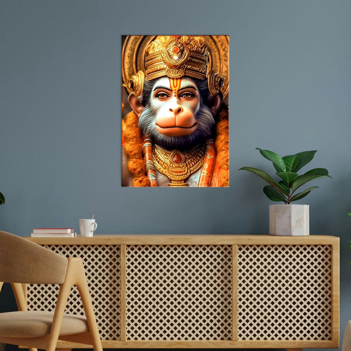 Metal Poster - Lord Hanuman LH03