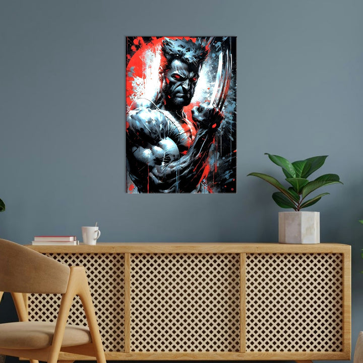 Metal Poster - Superhero Wolverine WOL05