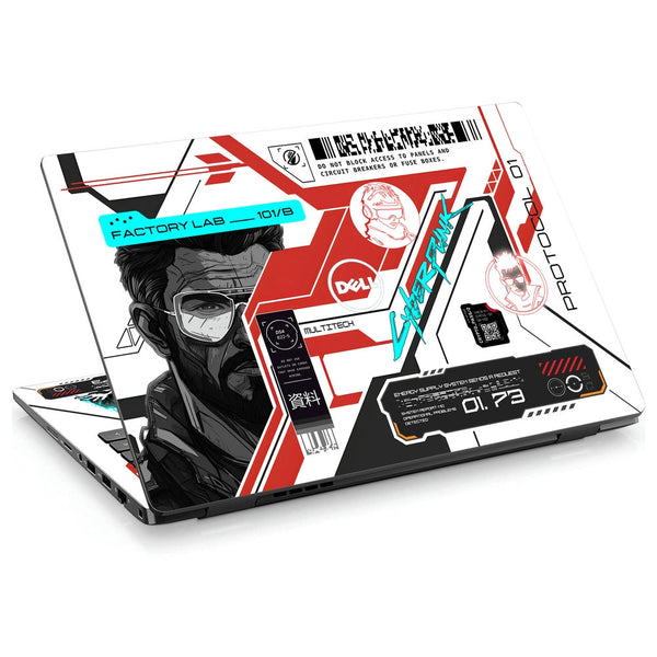 Dell Laptop Skin - Cyberpunk Circuit Overload