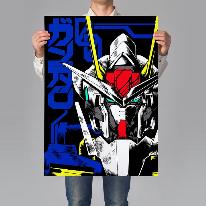 Self Adhesive Textured Vinyl Poster Mecha Force