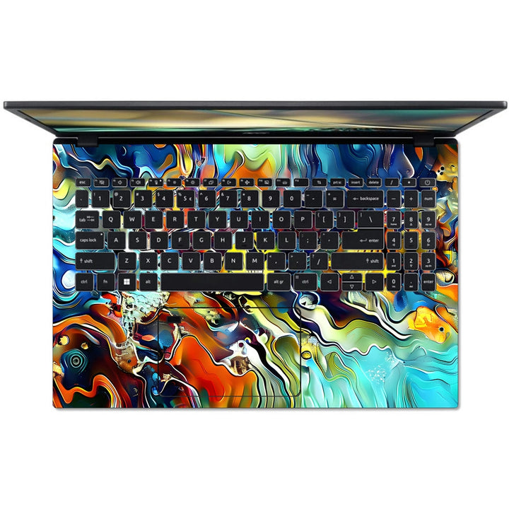 Acer Laptop Skin - Colorful Explosion Abstract Art