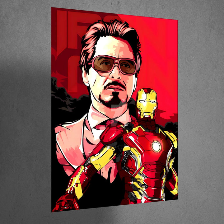 Metal Poster - Superhero Iron Man IM07