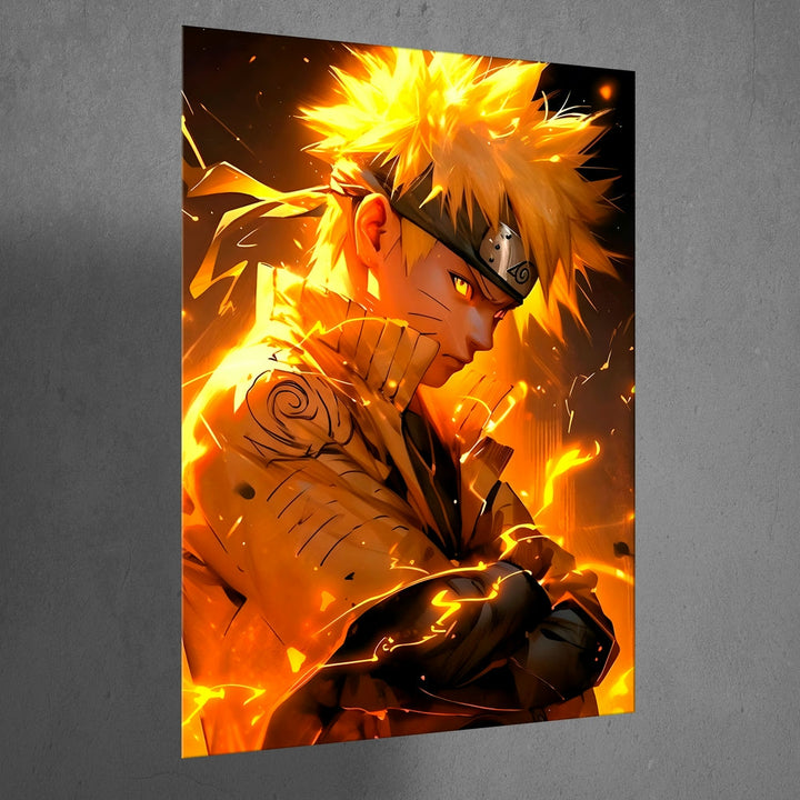 Metal Poster - Anime Naruto Uzumaki NU08