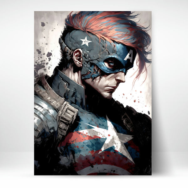 Metal Poster - Superhero Captain America CAP15