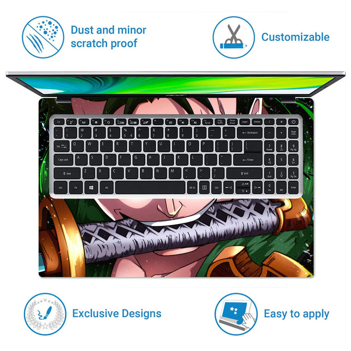 Laptop Skin - Zoro One Eye Open