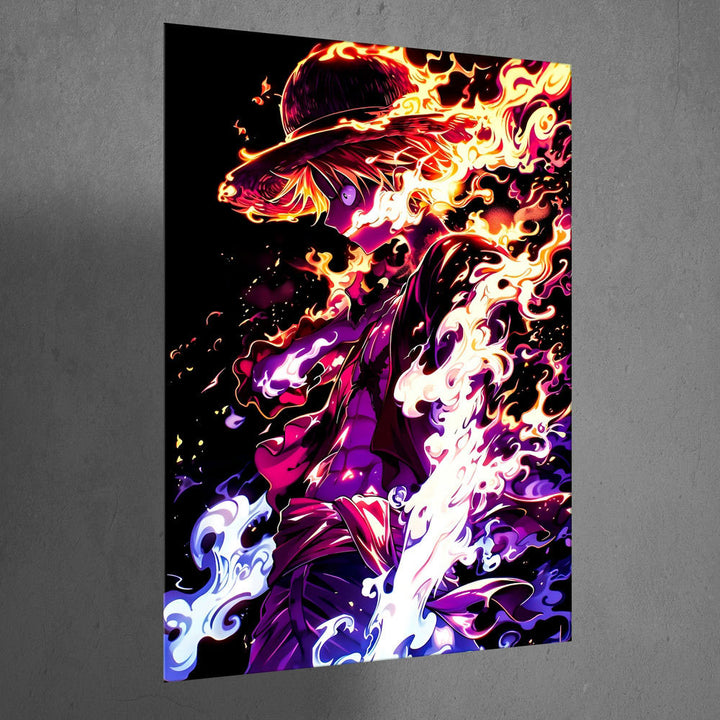 Metal Poster - One Piece Monkey D Luffy OP05