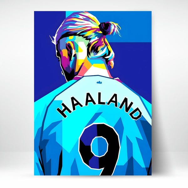 Metal Poster - Footballer Erling Haaland EH01