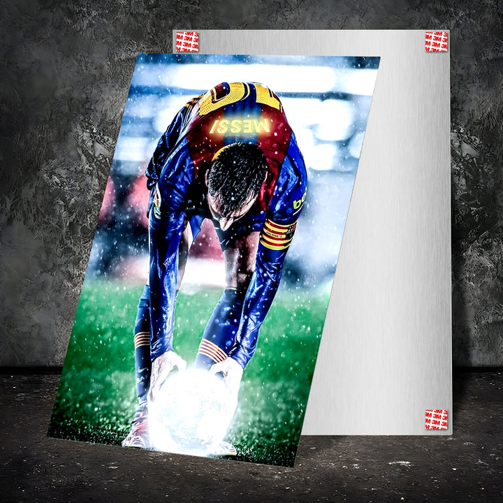 Metal Poster - Footballer Lionel Messi LM01