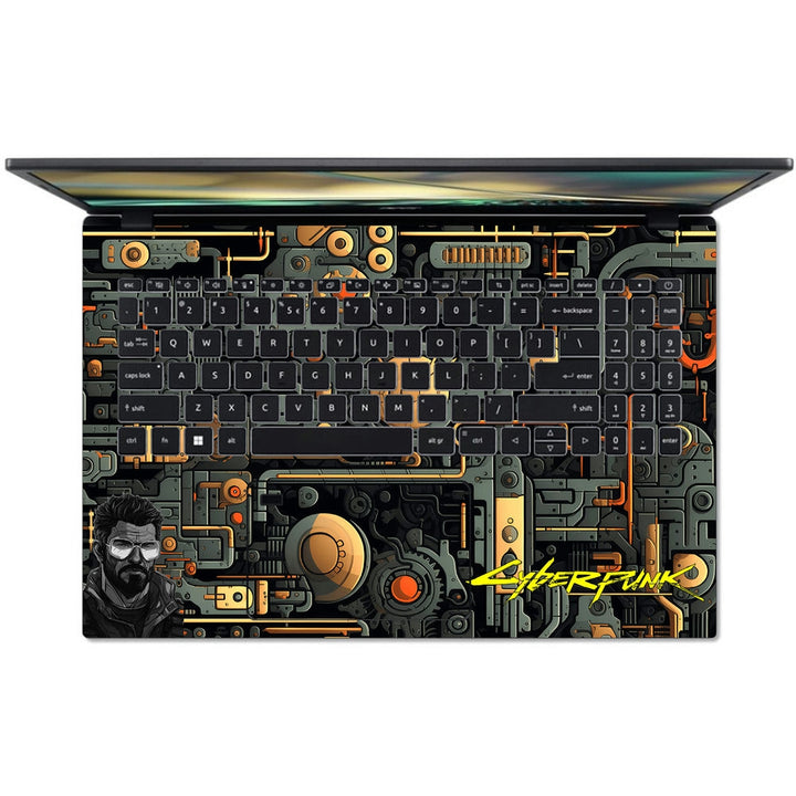 Acer Laptop Skin - Cyberpunk Glitch Hunter