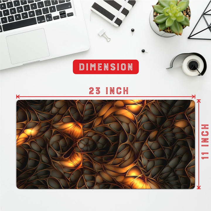 Anti-Slip Desk Mat Gaming Mouse Pad - Molten Glow