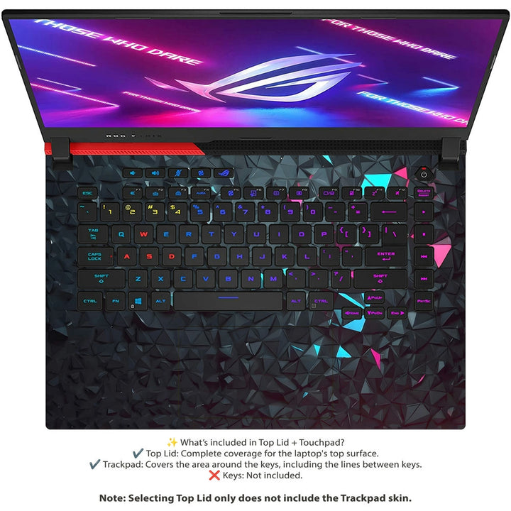 Asus Laptop Skin - Crystal Scatter