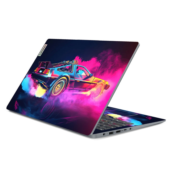 Lenovo Laptop Skin - Neon Back to Future