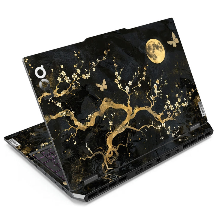 Laptop Skin - Moonlit Golden Branch