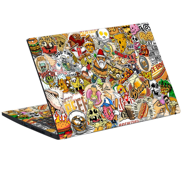 Acer Laptop Skin - Pizza Sticker Bomb