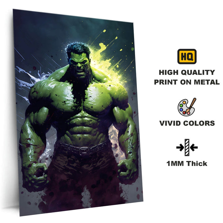 Metal Poster - Superhero Hulk SH05