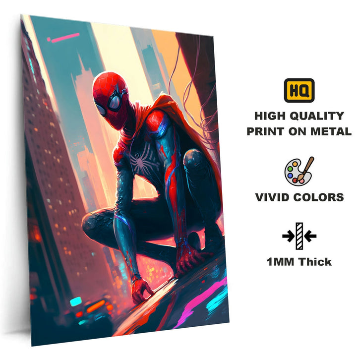 Metal Poster - Superhero Spiderman SM17