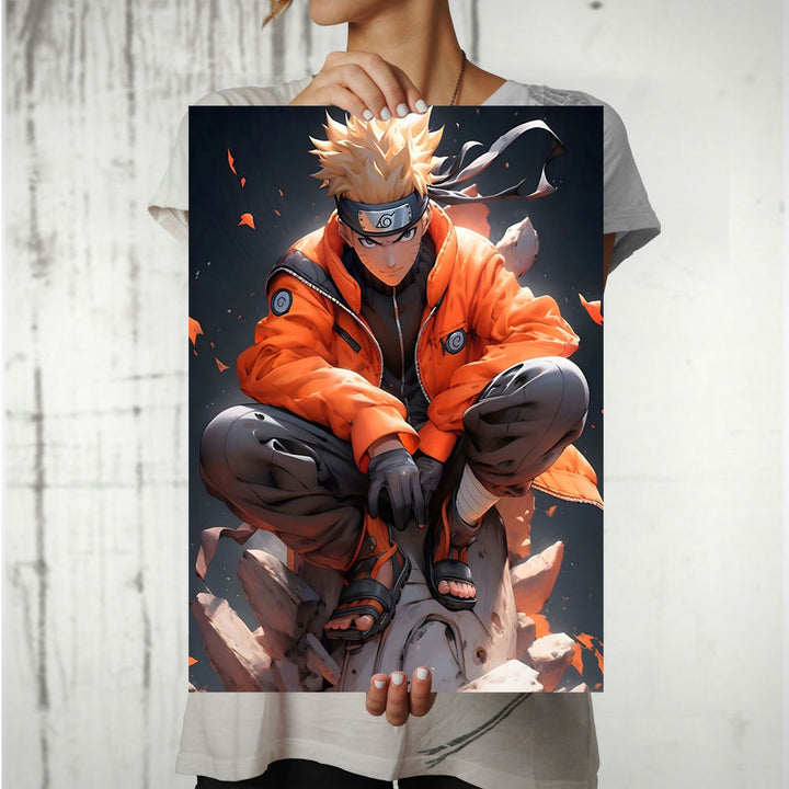 Metal Poster - Naruto Uzumaki NU03