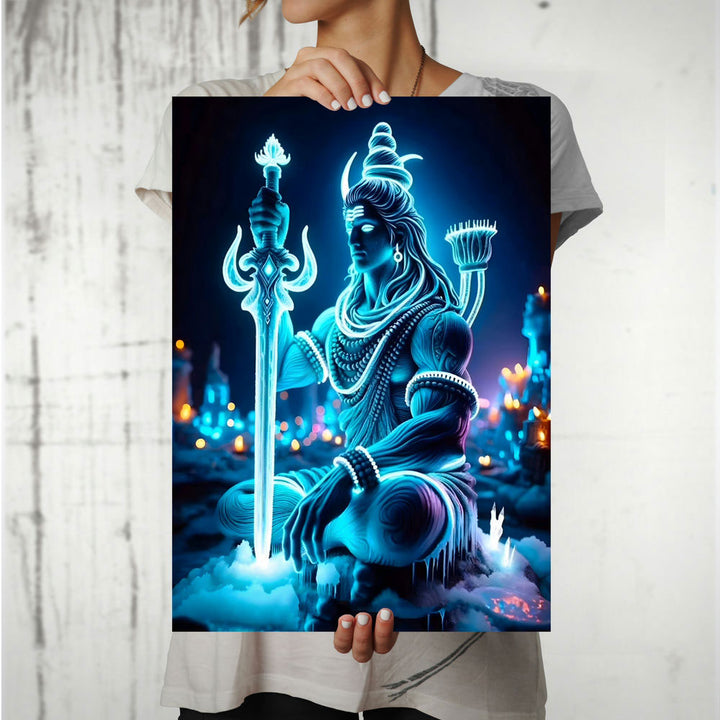 Metal Poster - Lord Shiva LS13