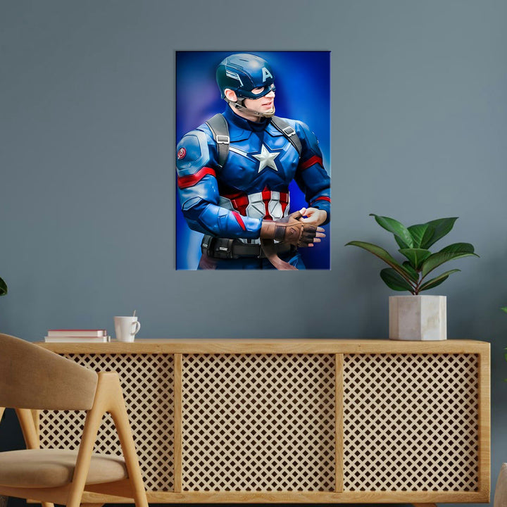 Metal Poster - Superhero Captain America CAP02