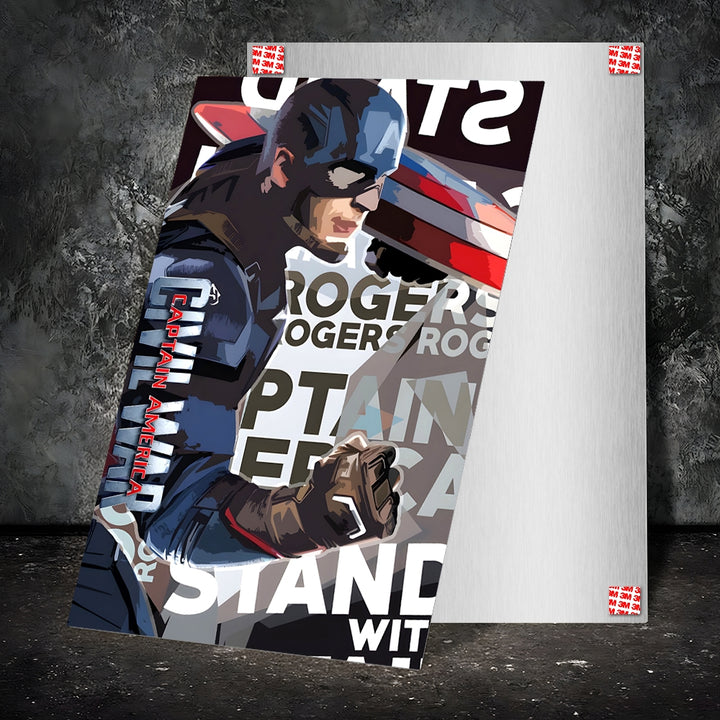 Metal Poster - Superhero Captain America CAP09