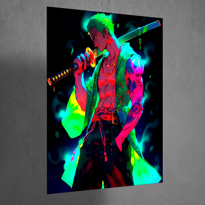 Metal Poster - One Piece Roronoa Zoro OP50