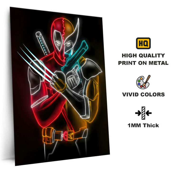 Metal Poster - Superhero Deadpool DP01