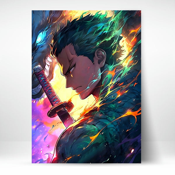 Metal Poster - One Piece Roronoa Zoro OP47