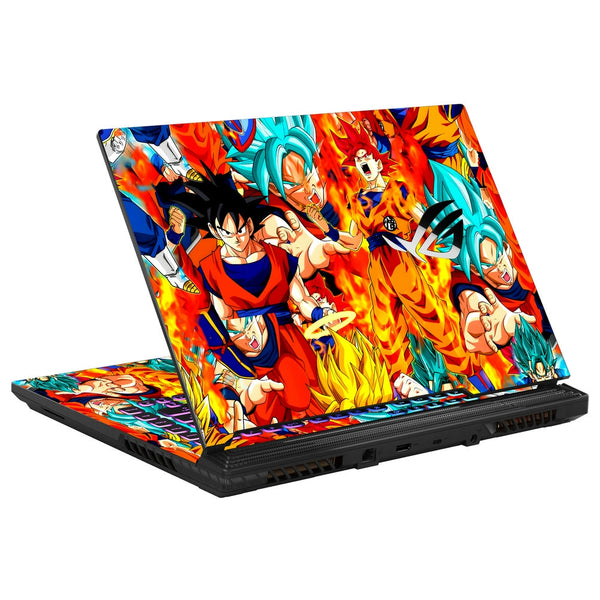 Asus Laptop Skin - Dragon Ball Super Saiyans