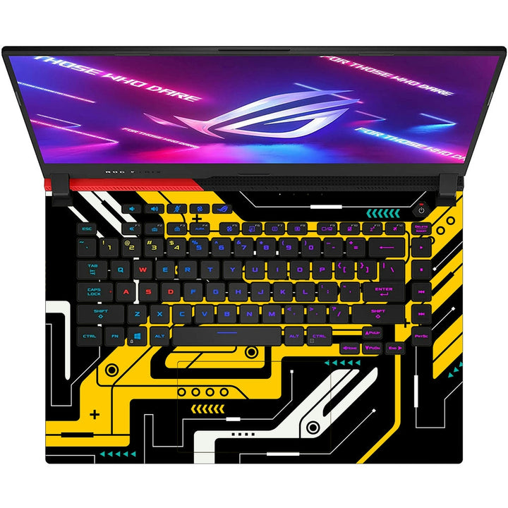 Asus Laptop Skin - Amber Circuit