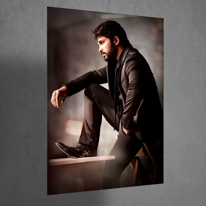 Metal Poster - Allu Arjun AA01