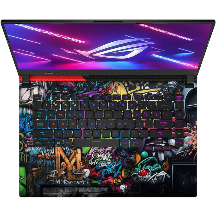 Asus Laptop Skin - Wooden M Graffiti