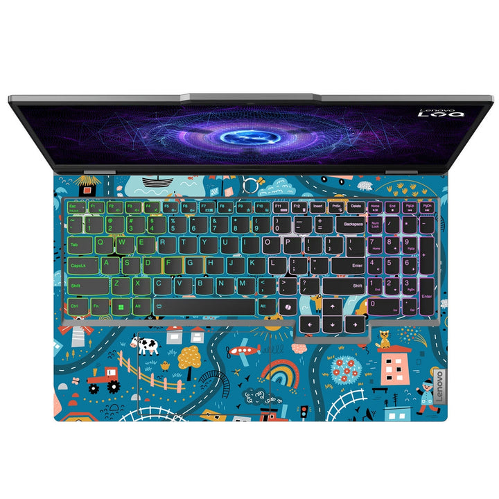 Lenovo LOQ Laptop Skin - Road Map