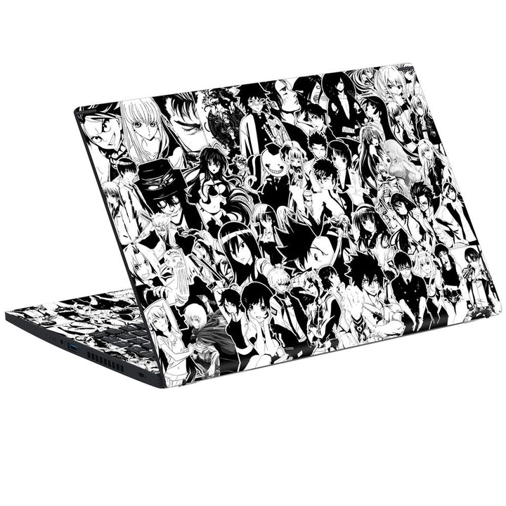 Acer Laptop Skin - Anime Sticker Bomb BW DS1