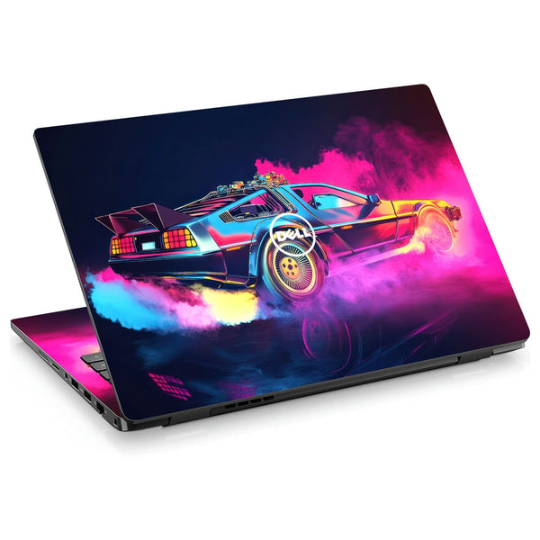 Dell Laptop Skin - Neon Back to Future