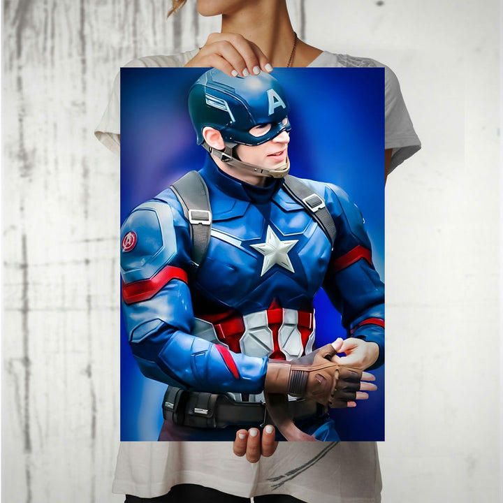 Metal Poster - Superhero Captain America CAP02