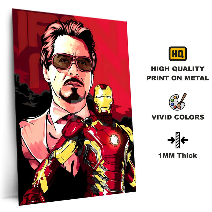 Metal Poster - Superhero Iron Man IM07