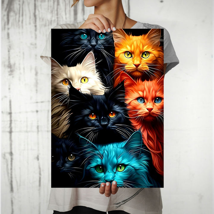 Metal Poster - Cats C01