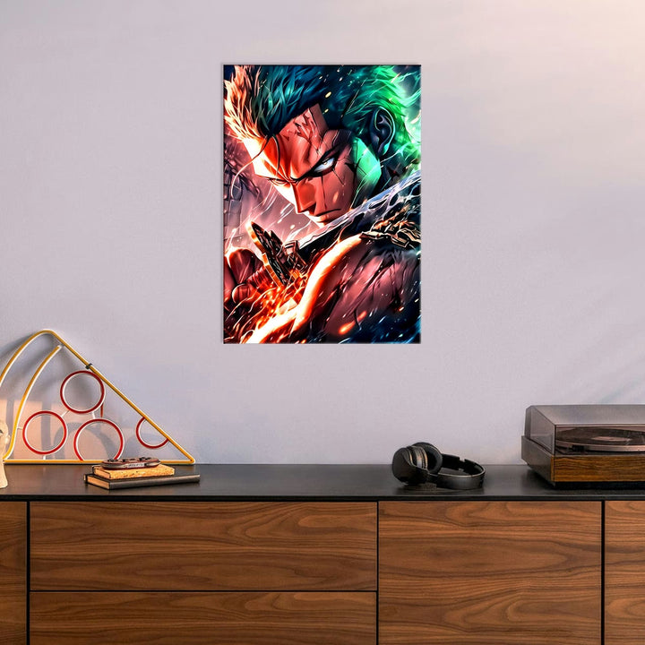 Metal Poster - One Piece Roronoa Zoro OP37