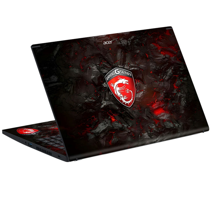 Acer Laptop Skin - Gaming Series Black & Red